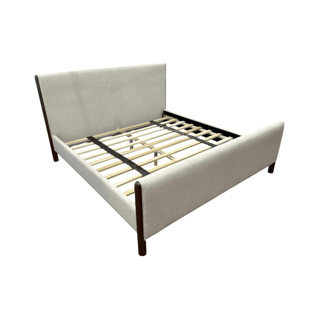 Omax Decor Liana Upholstered Platform King Bed - Thumbnail 3