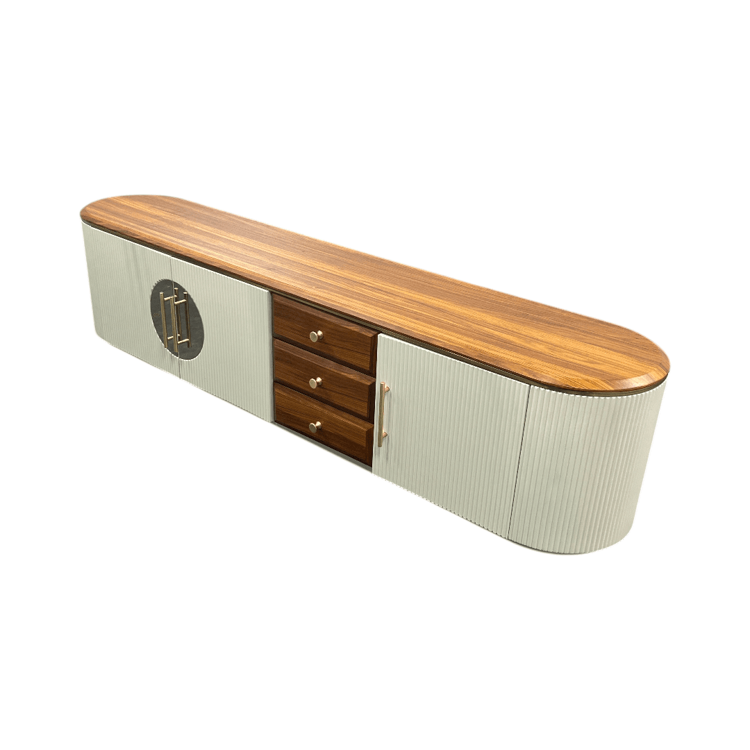 Finaewg French Style Light Luxury TV Stand - Thumbnail 5