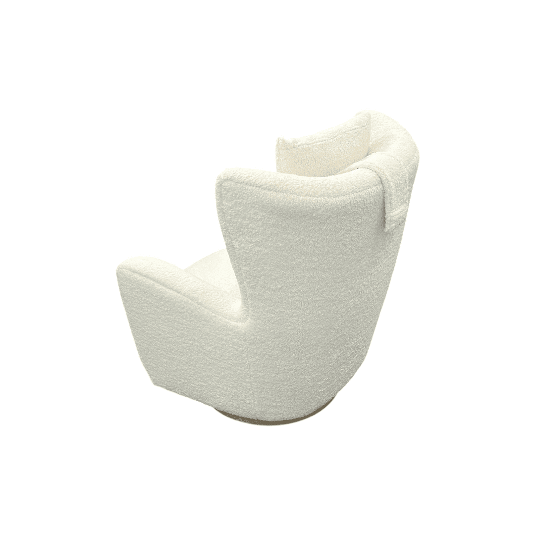 Collette Sherpa Swivel Armchair - Thumbnail 7