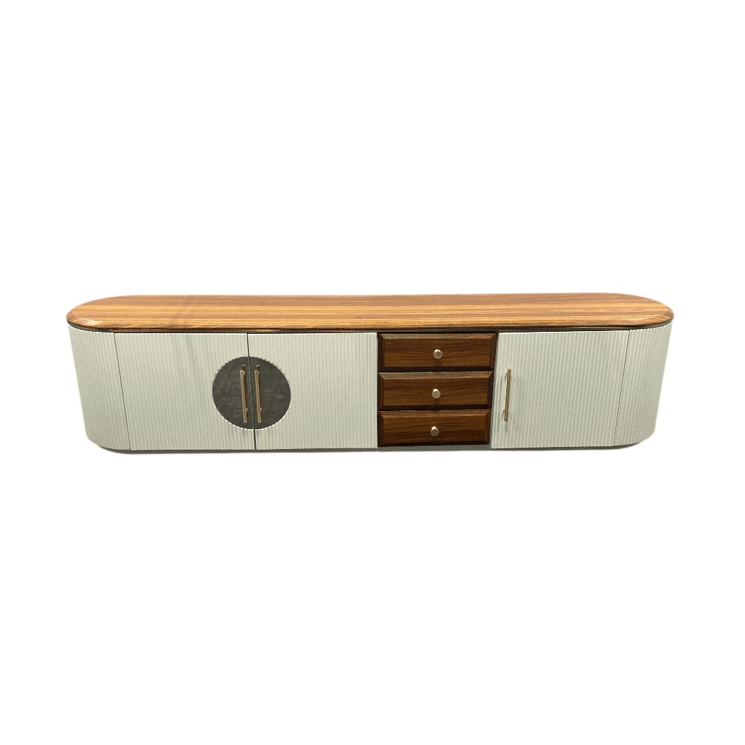 Finaewg French Style Light Luxury TV Stand - Thumbnail 2