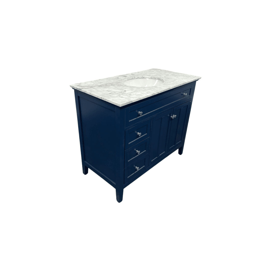 Lark Manor Ain Single Bathroom Vanity with Marble Top - Thumbnail 15