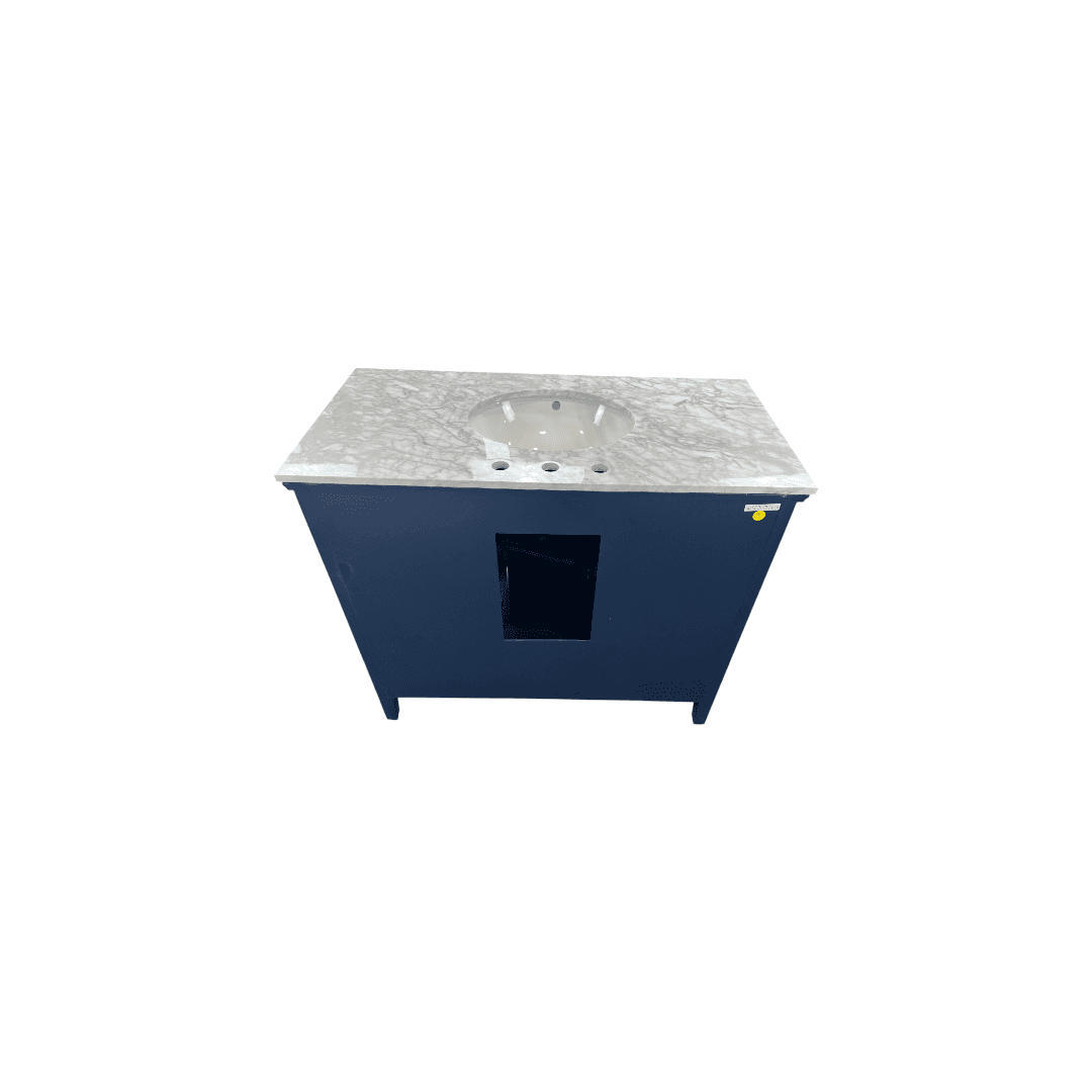 Lark Manor Ain Single Bathroom Vanity with Marble Top - Thumbnail 12