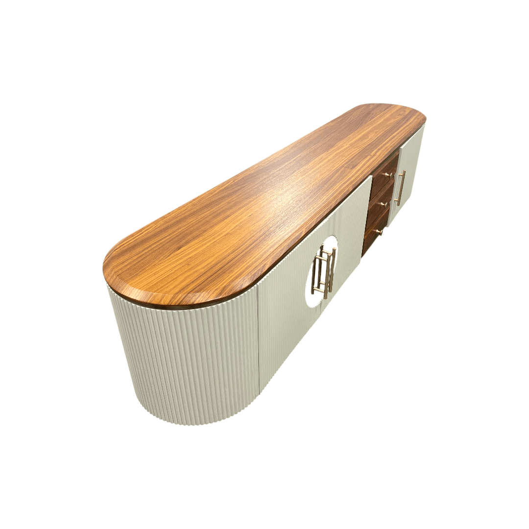 Finaewg French Style Light Luxury TV Stand - Thumbnail 18