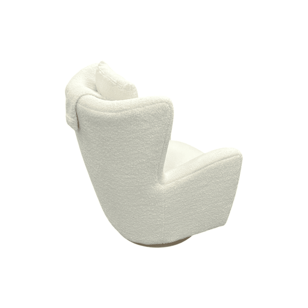 Collette Sherpa Swivel Armchair - Thumbnail 13