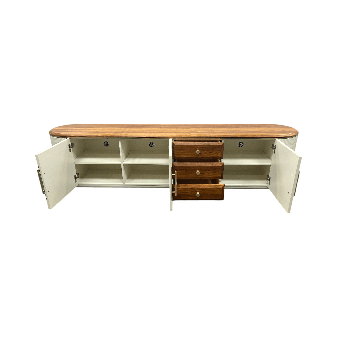 Finaewg French Style Light Luxury TV Stand - Thumbnail 20
