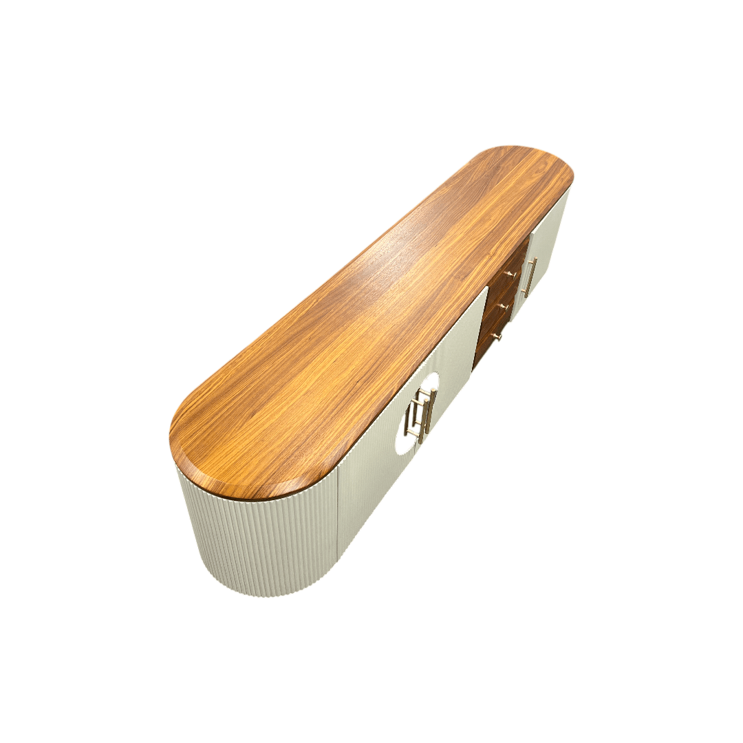 Finaewg French Style Light Luxury TV Stand - Thumbnail 19