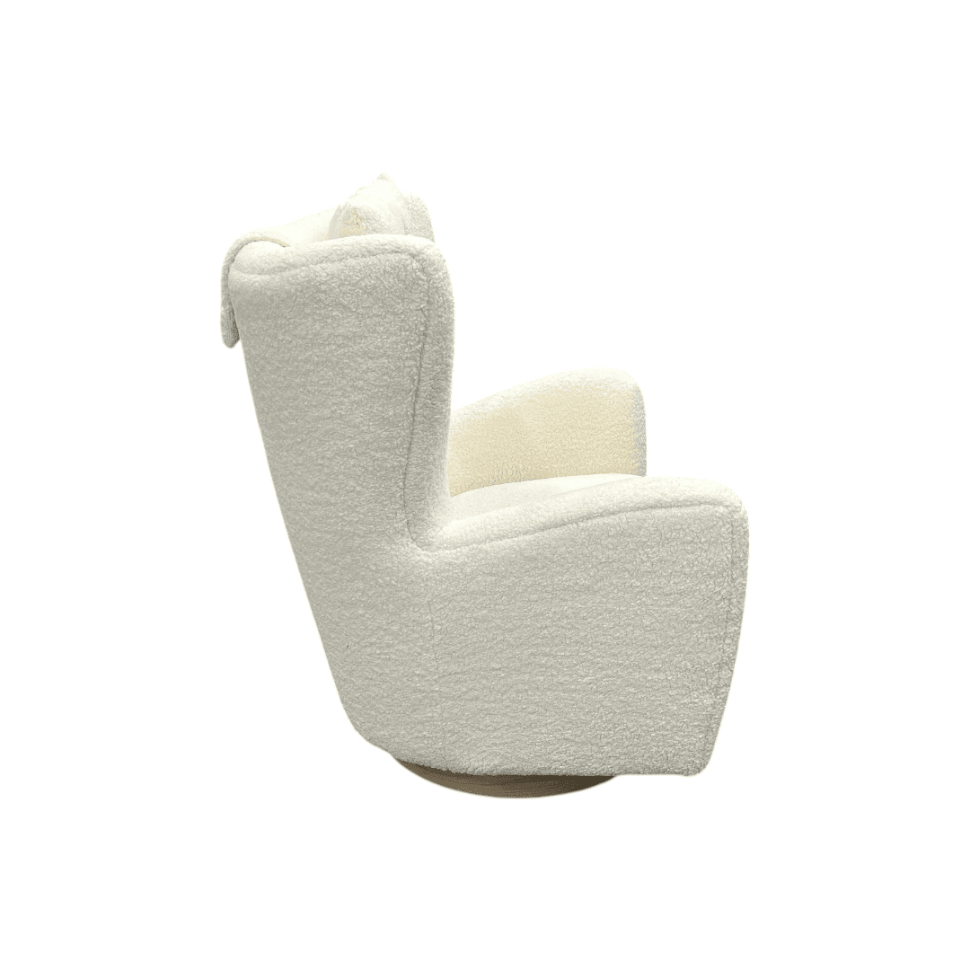 Collette Sherpa Swivel Armchair - Thumbnail 15