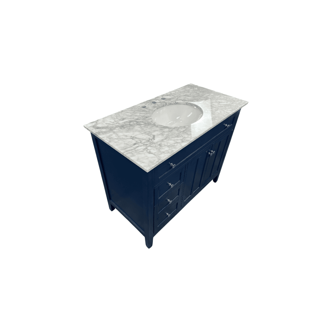 Lark Manor Ain Single Bathroom Vanity with Marble Top - Thumbnail 16
