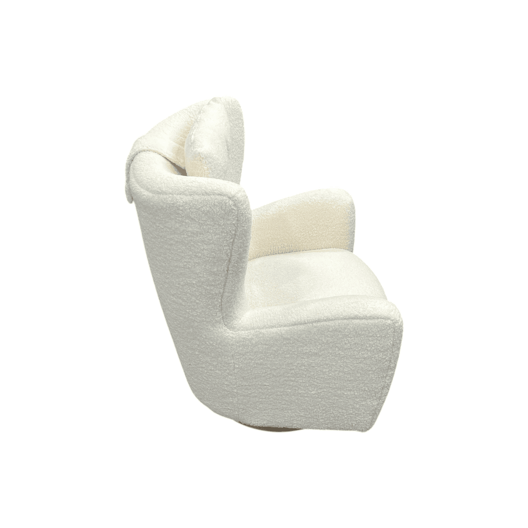 Collette Sherpa Swivel Armchair - Thumbnail 17