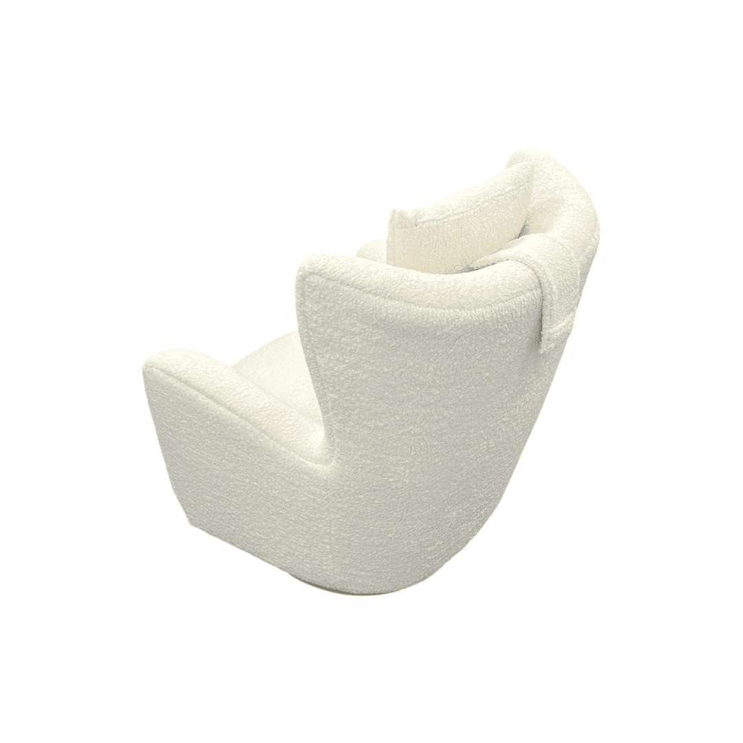 Collette Sherpa Swivel Armchair - Thumbnail 8