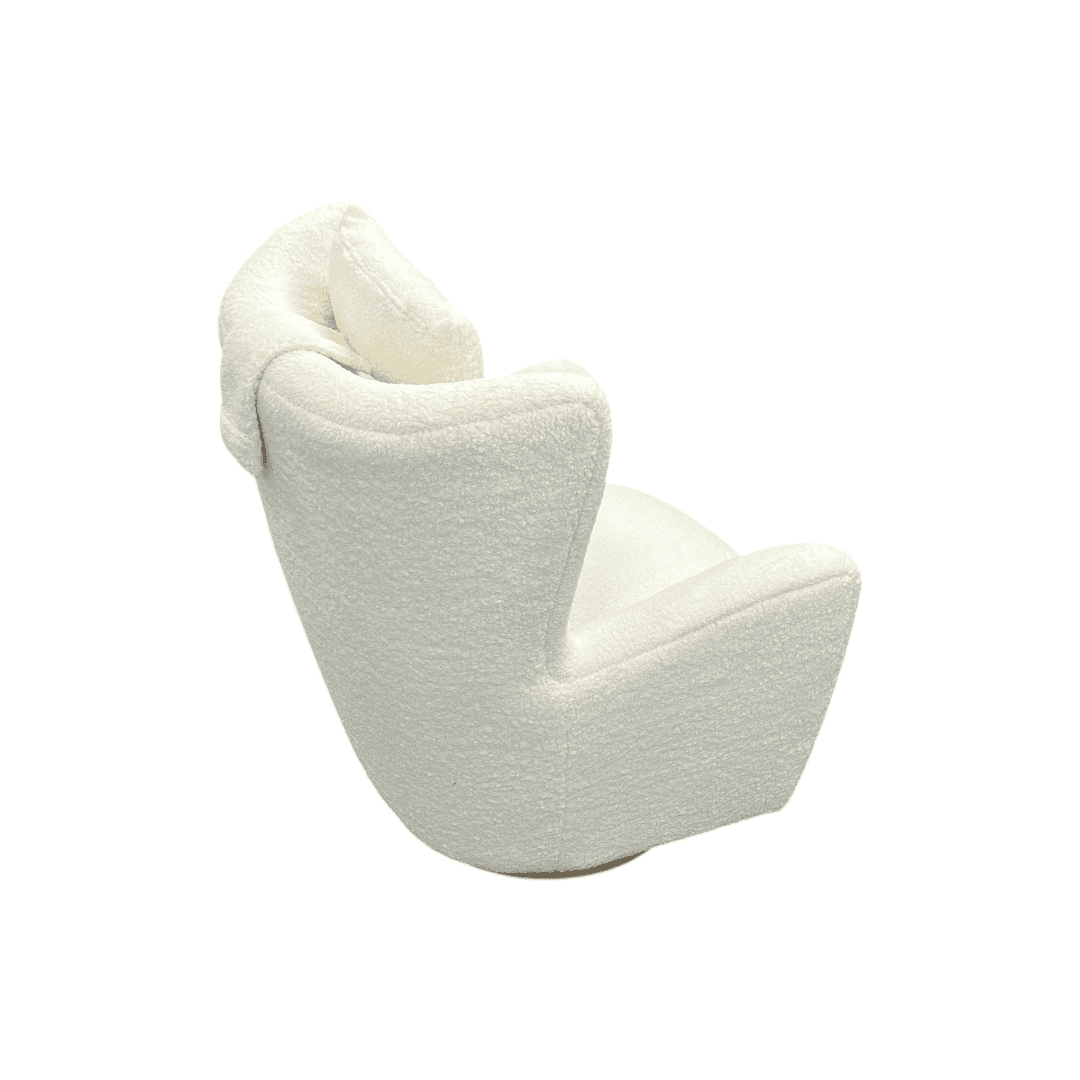 Collette Sherpa Swivel Armchair - Thumbnail 14