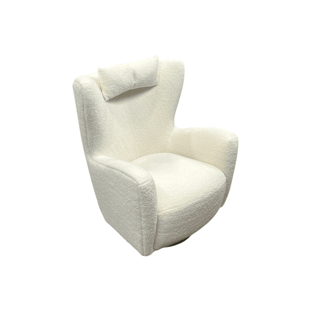 Collette Sherpa Swivel Armchair - Thumbnail 19