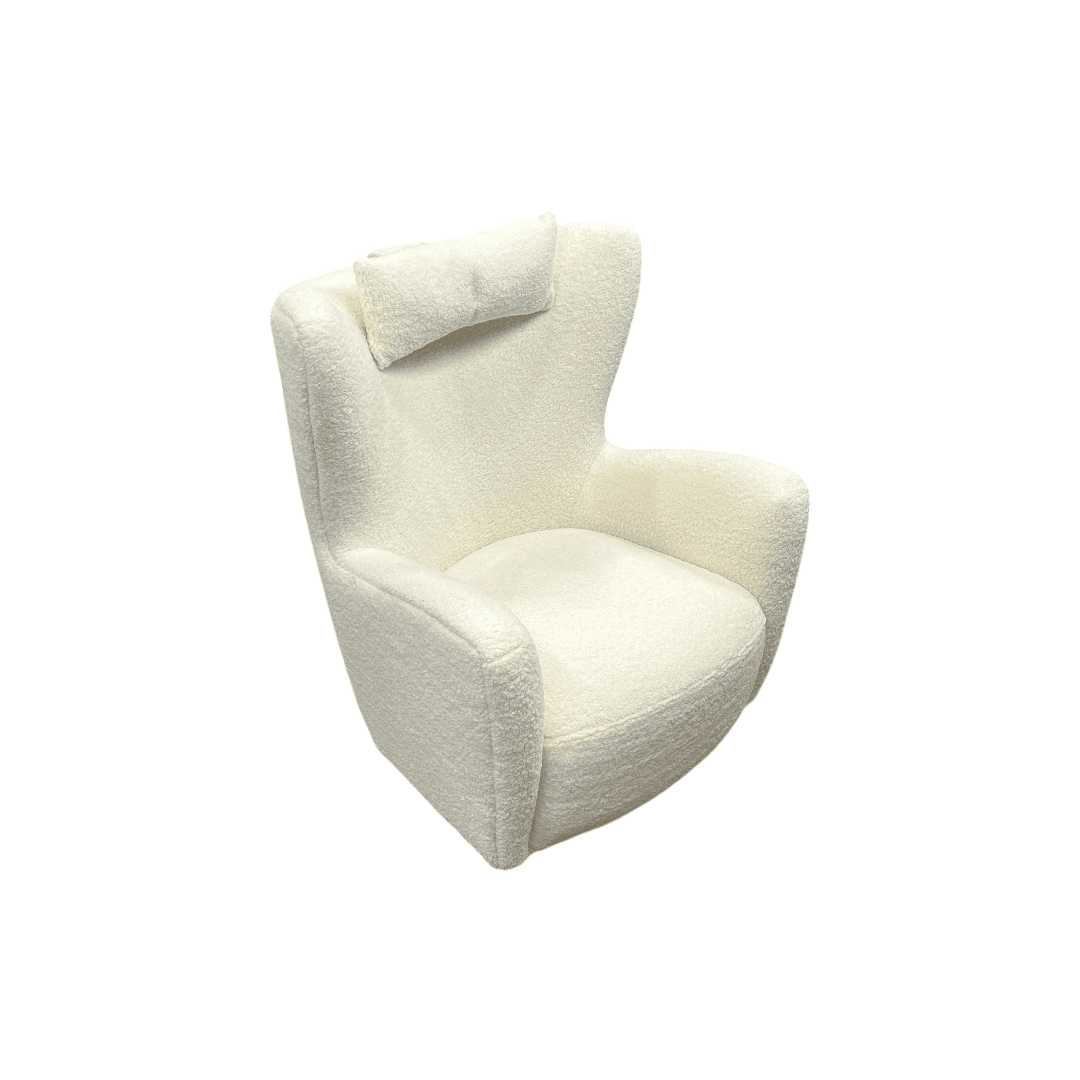 Collette Sherpa Swivel Armchair - Thumbnail 20