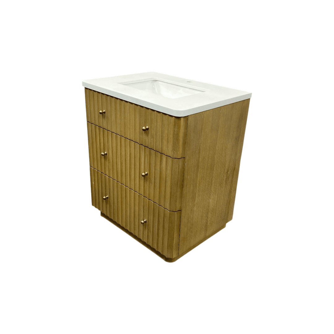 Ari Kitchen & Bath La Jolla Single Bathroom Vanity With Engineered Stone Top - Thumbnail 5