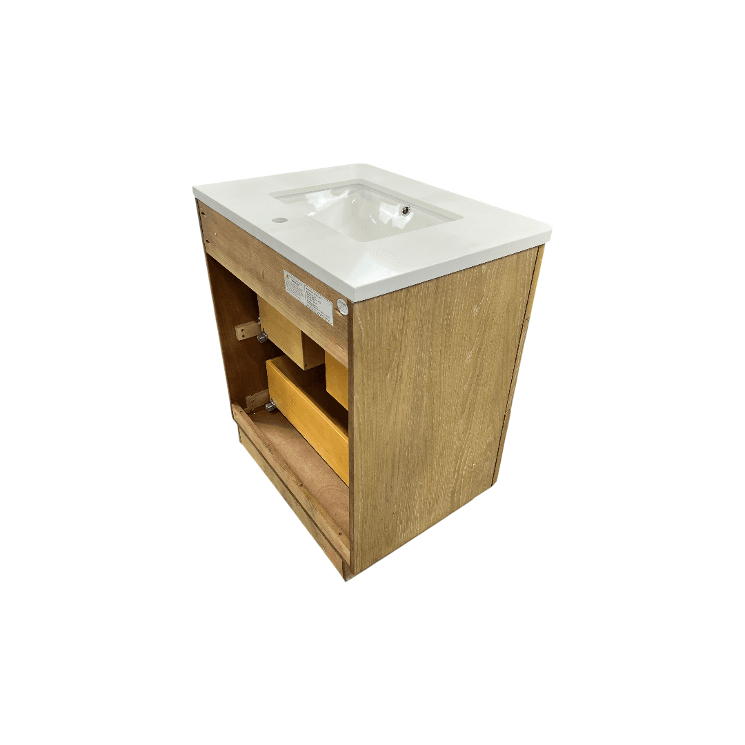 Ari Kitchen & Bath La Jolla Single Bathroom Vanity With Engineered Stone Top - Thumbnail 13