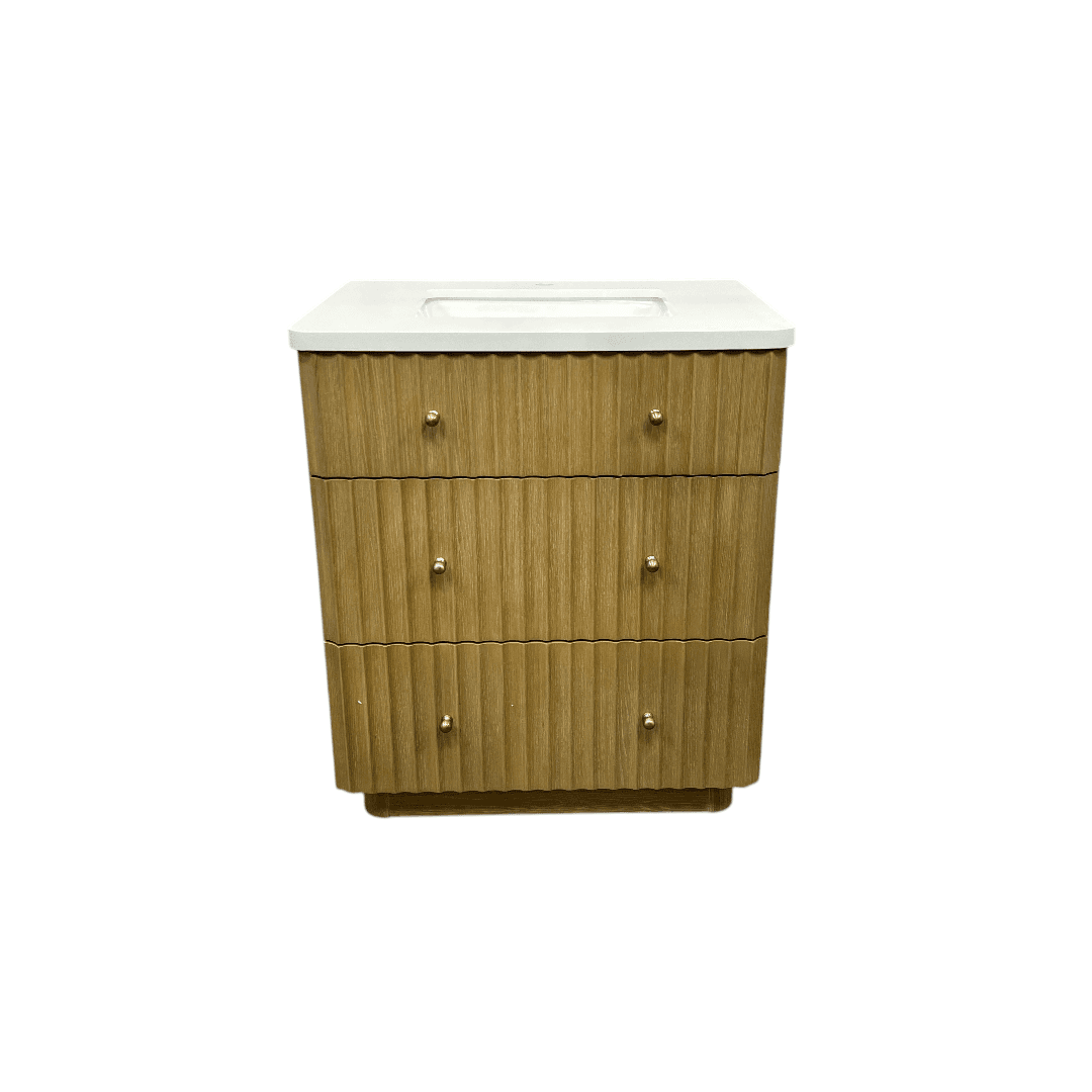 Ari Kitchen & Bath La Jolla Single Bathroom Vanity With Engineered Stone Top - Thumbnail 2