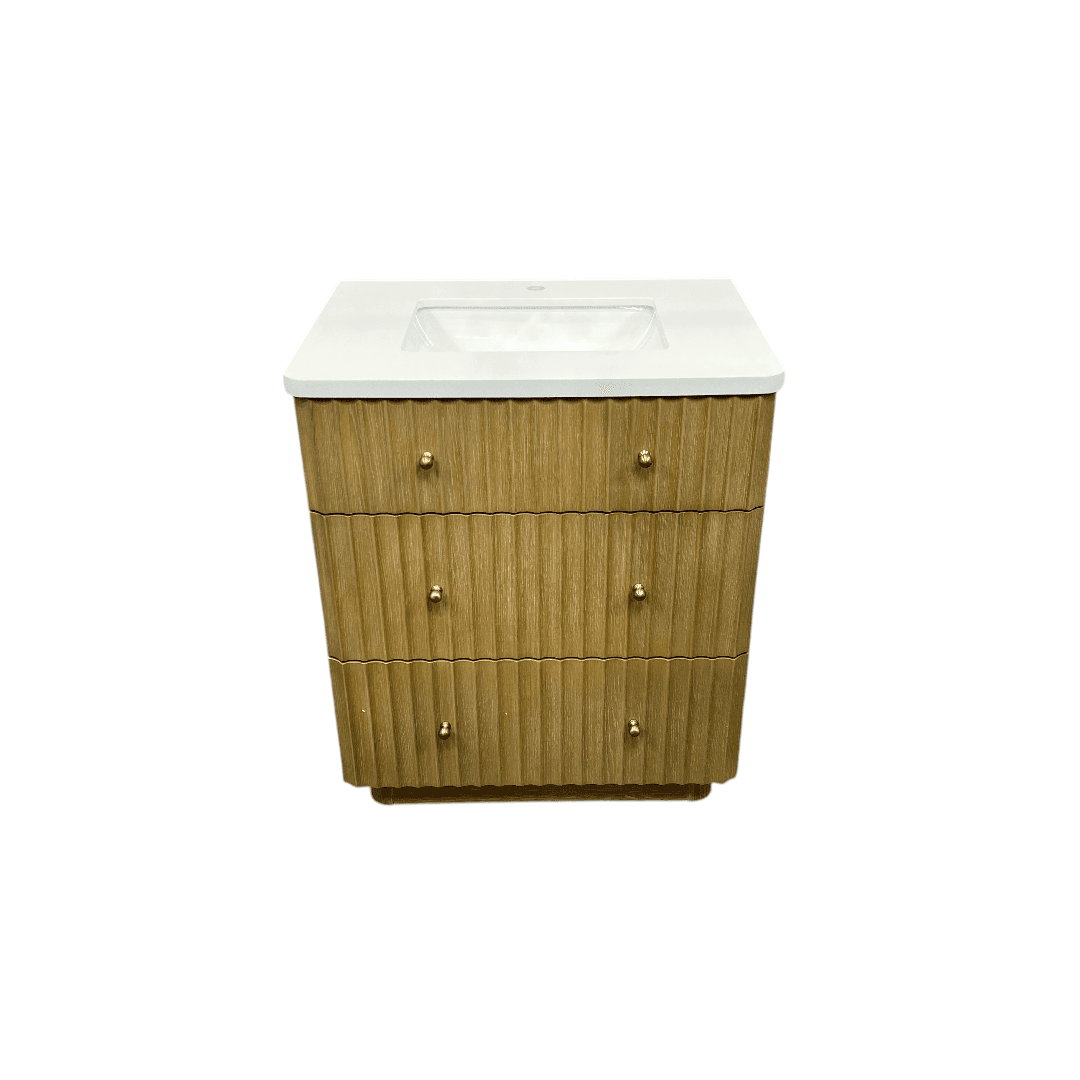 Ari Kitchen & Bath La Jolla Single Bathroom Vanity With Engineered Stone Top - Thumbnail 3