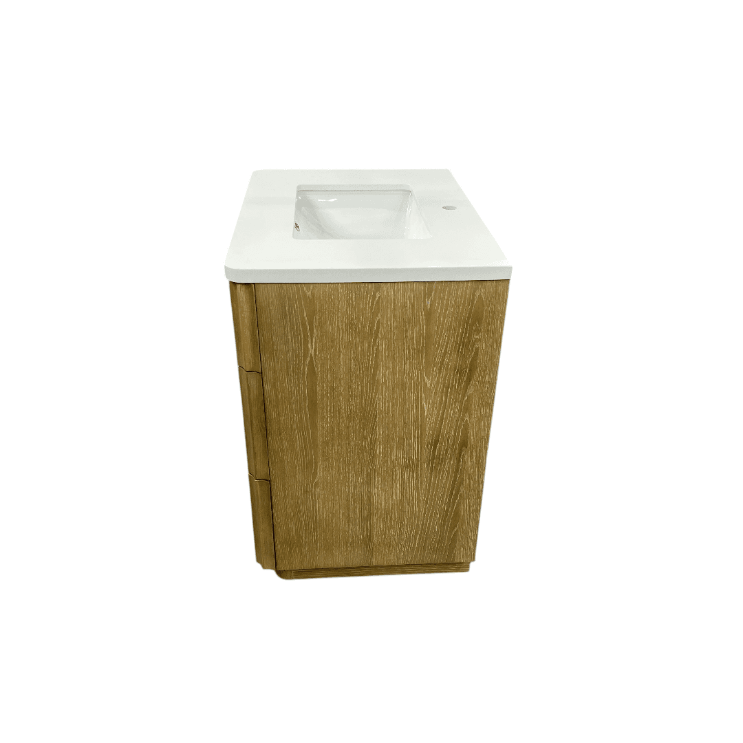 Ari Kitchen & Bath La Jolla Single Bathroom Vanity With Engineered Stone Top - Thumbnail 7
