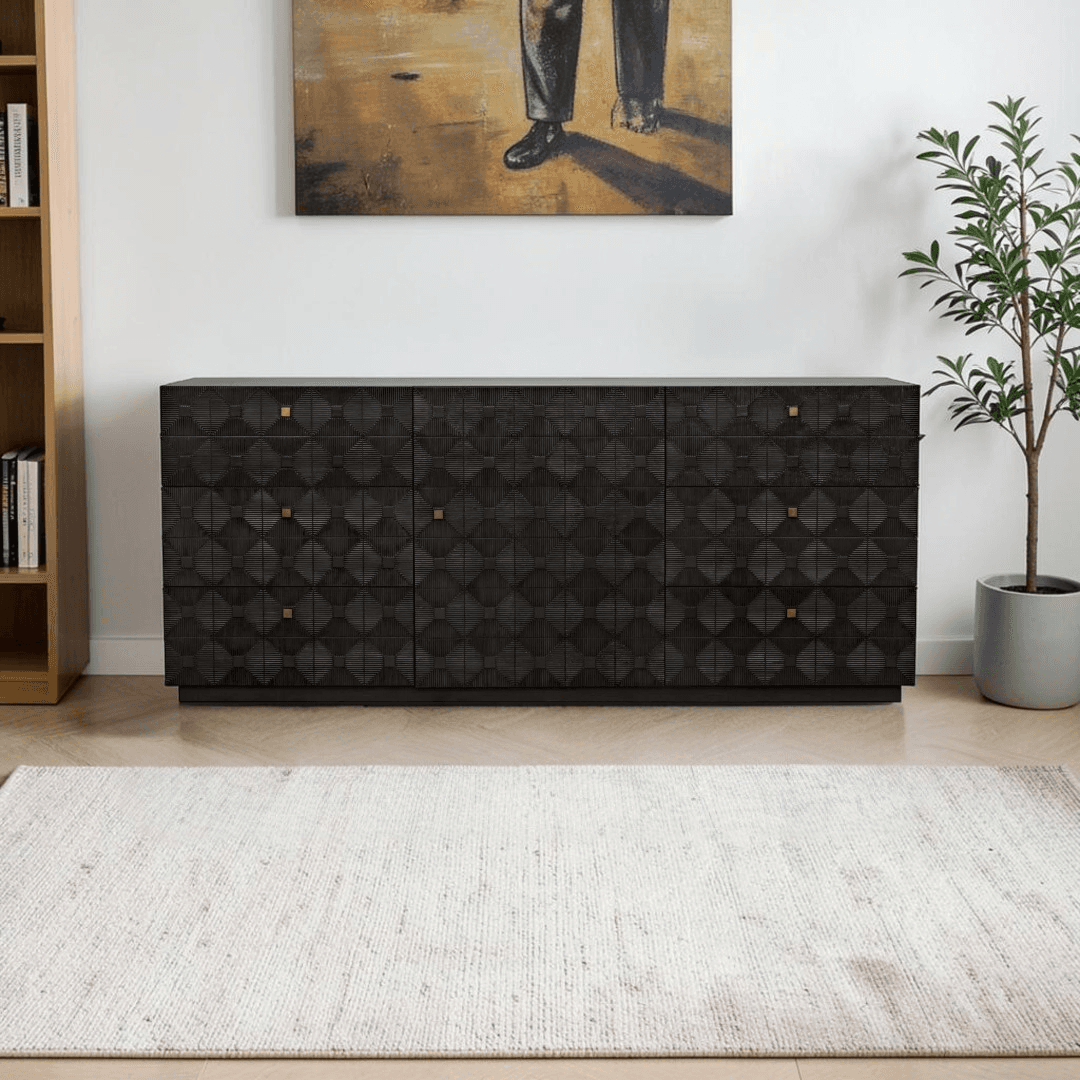 Noir Leon 6 - Drawer Dresser
