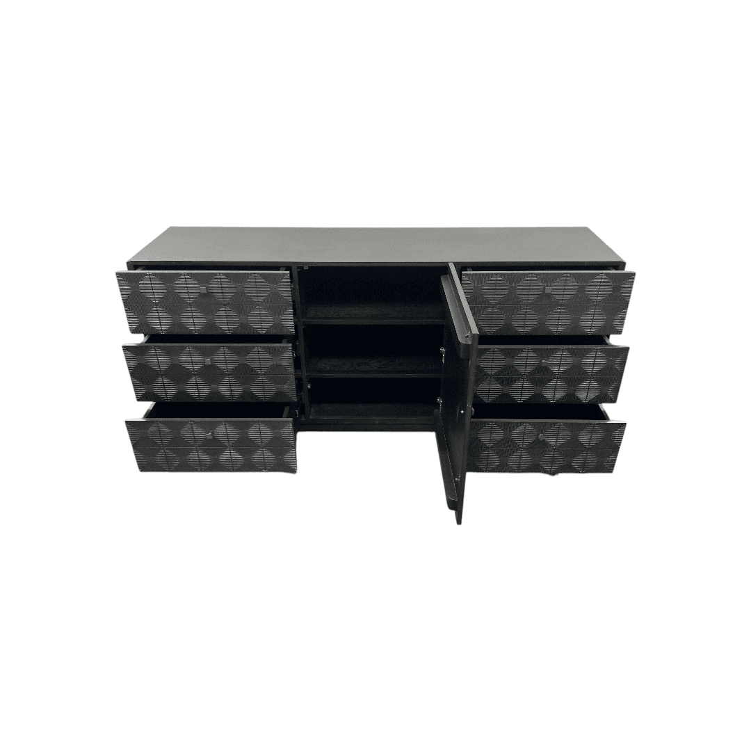 Noir Leon 6 - Drawer Dresser - Thumbnail 6