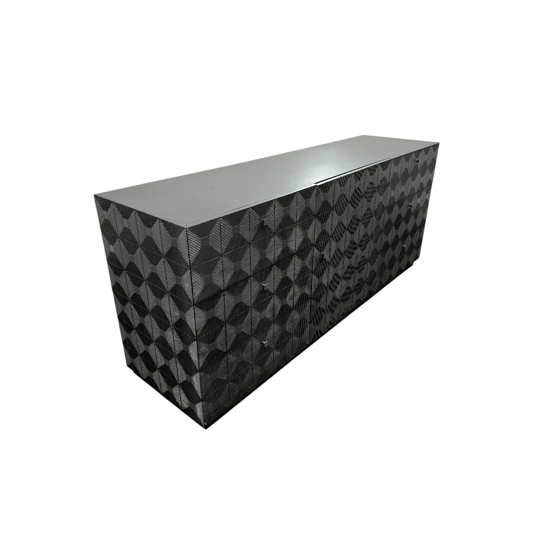 Noir Leon 6 - Drawer Dresser - Thumbnail 7