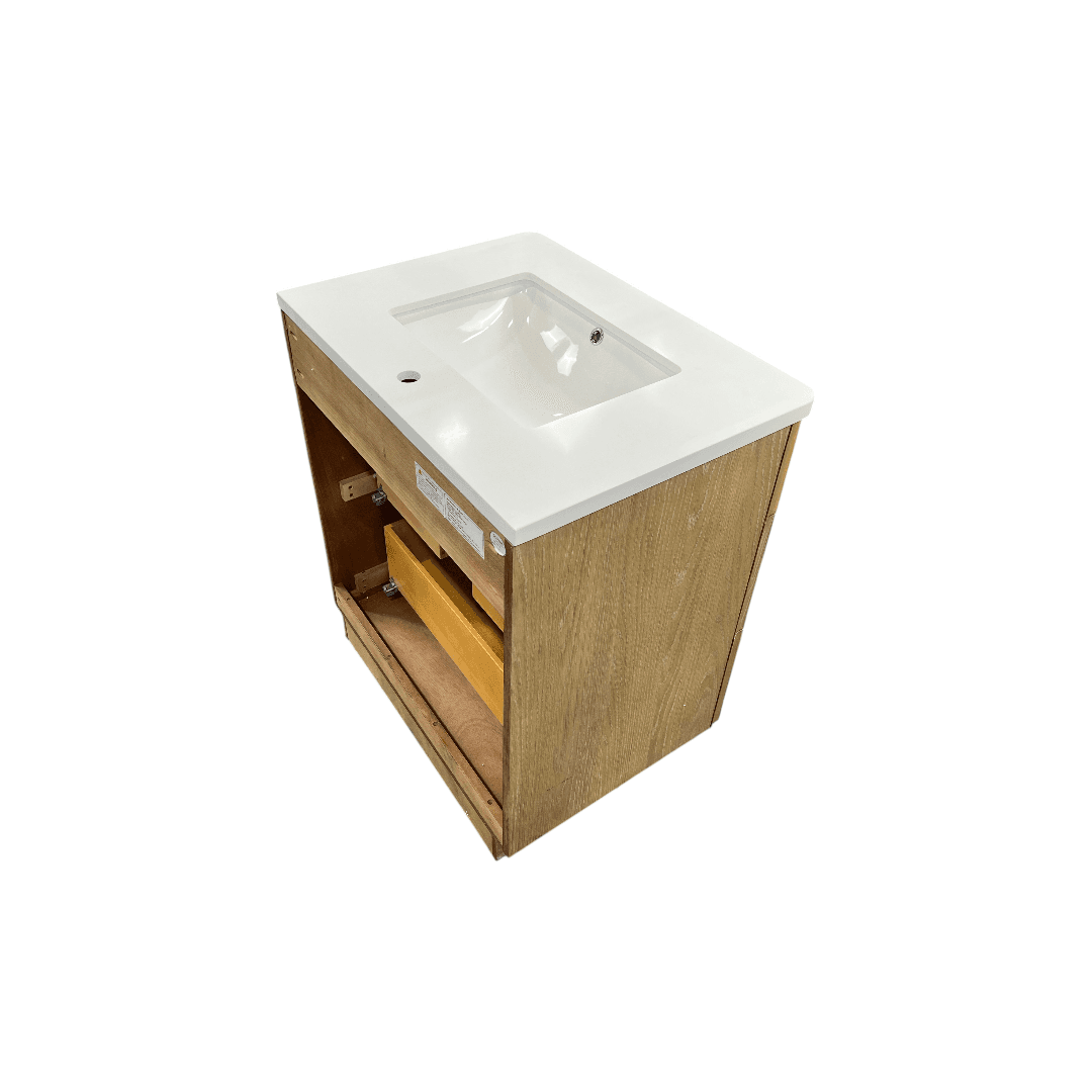 Ari Kitchen & Bath La Jolla Single Bathroom Vanity With Engineered Stone Top - Thumbnail 14