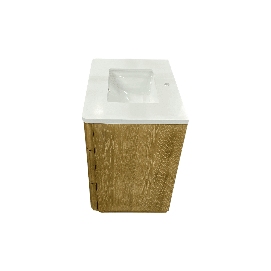 Ari Kitchen & Bath La Jolla Single Bathroom Vanity With Engineered Stone Top - Thumbnail 8