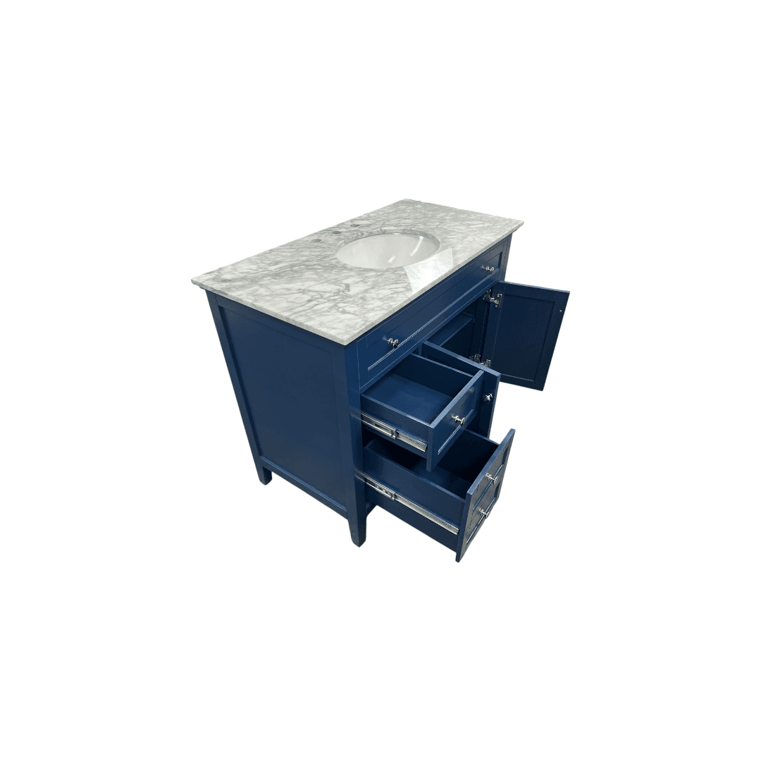Lark Manor Ain Single Bathroom Vanity with Marble Top - Thumbnail 22