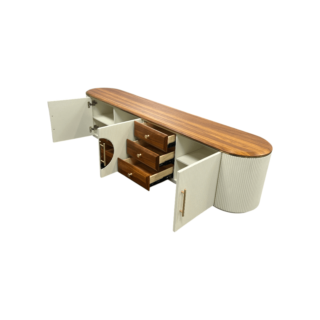 Finaewg French Style Light Luxury TV Stand - Thumbnail 22