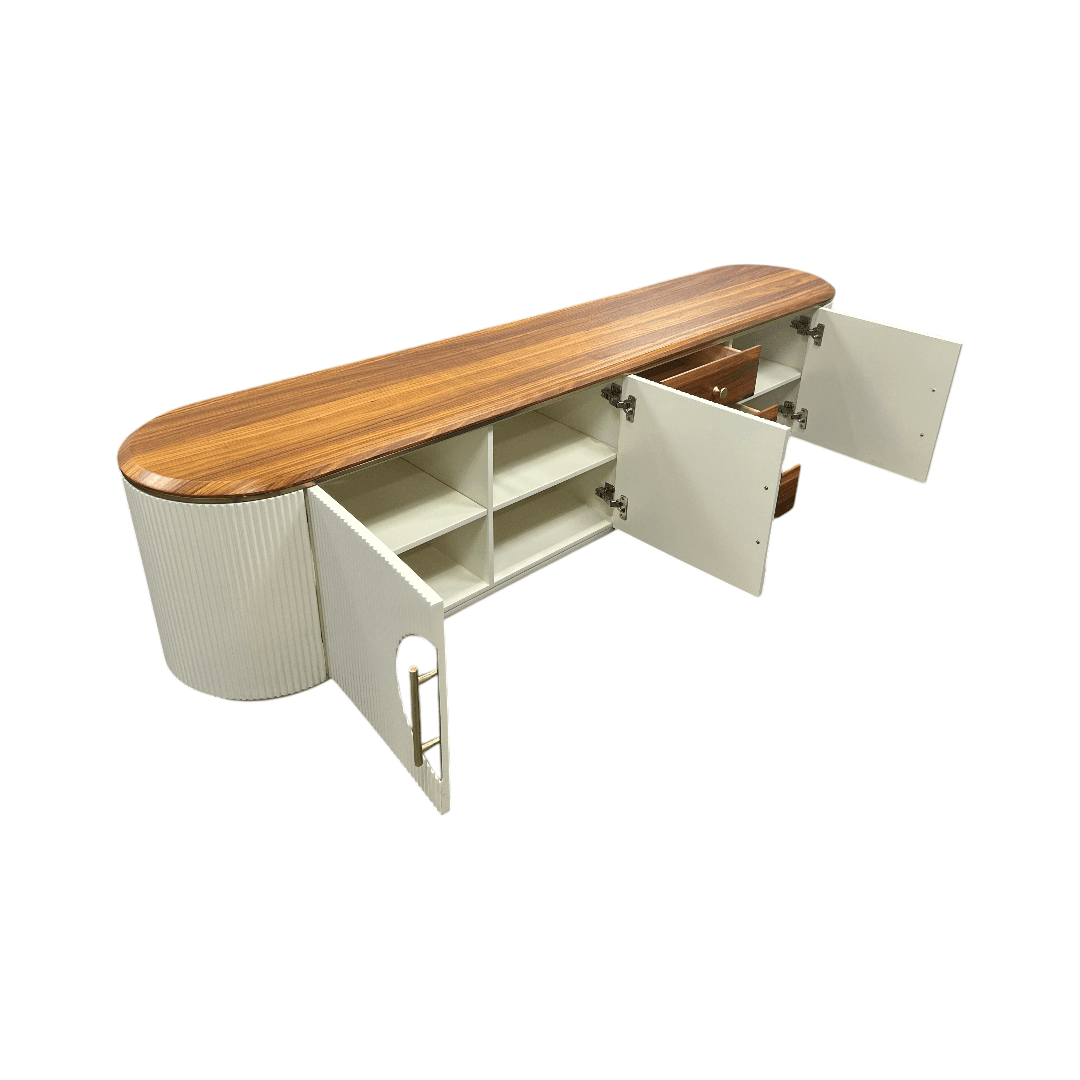 Finaewg French Style Light Luxury TV Stand - Thumbnail 23