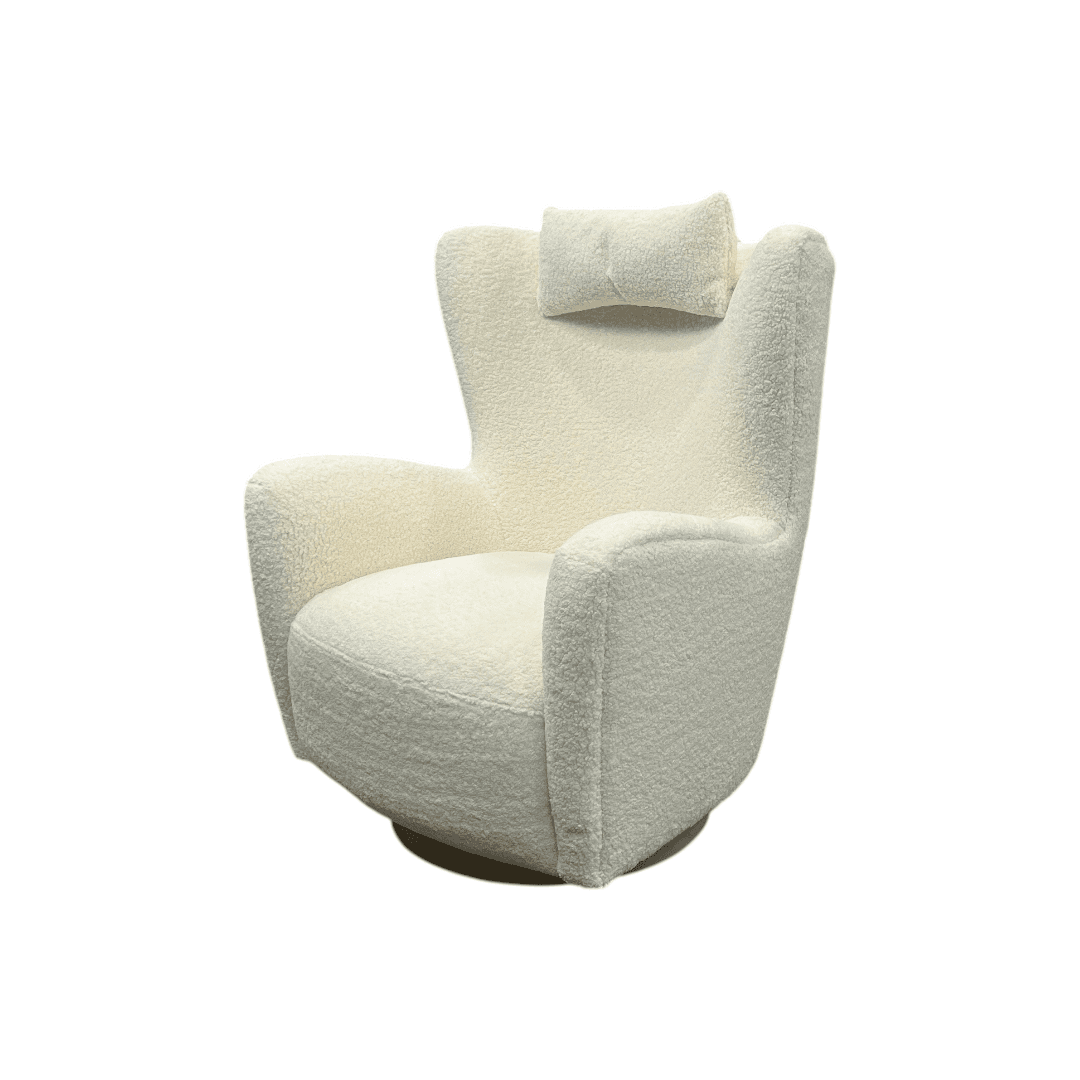 Collette Sherpa Swivel Armchair - Thumbnail 24