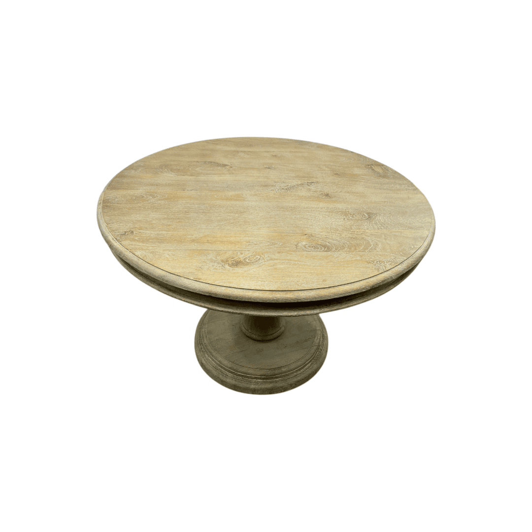 Dovetail Furniture Mango Solid Wood Pedestal Dining Table - Thumbnail 12
