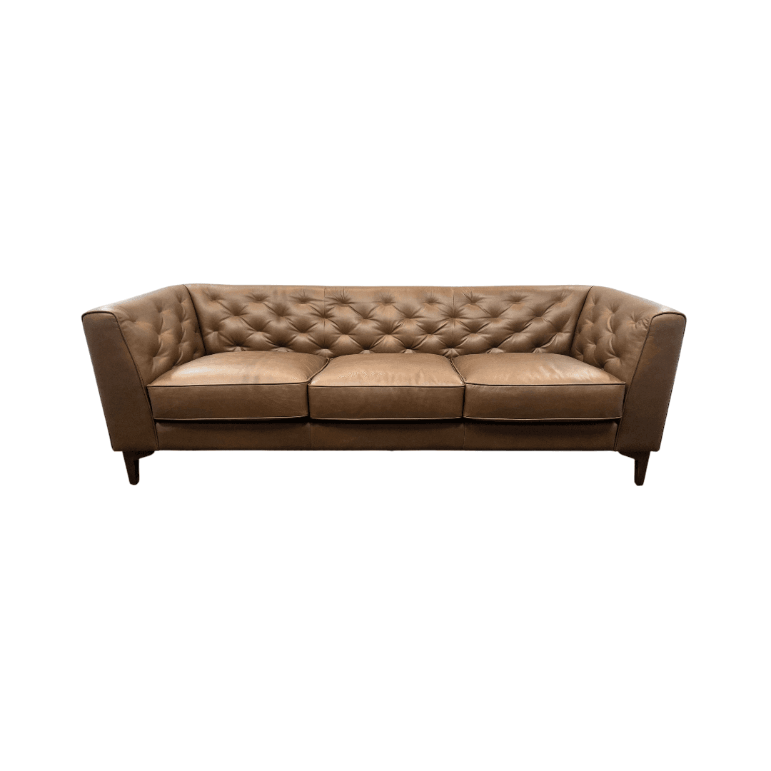 Poly and Bark Essex Leather Sofa - Thumbnail 2