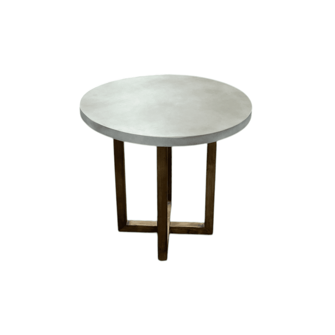 Gracie Oaks Round Minimalist Solid Wood Dining Table - Thumbnail 7