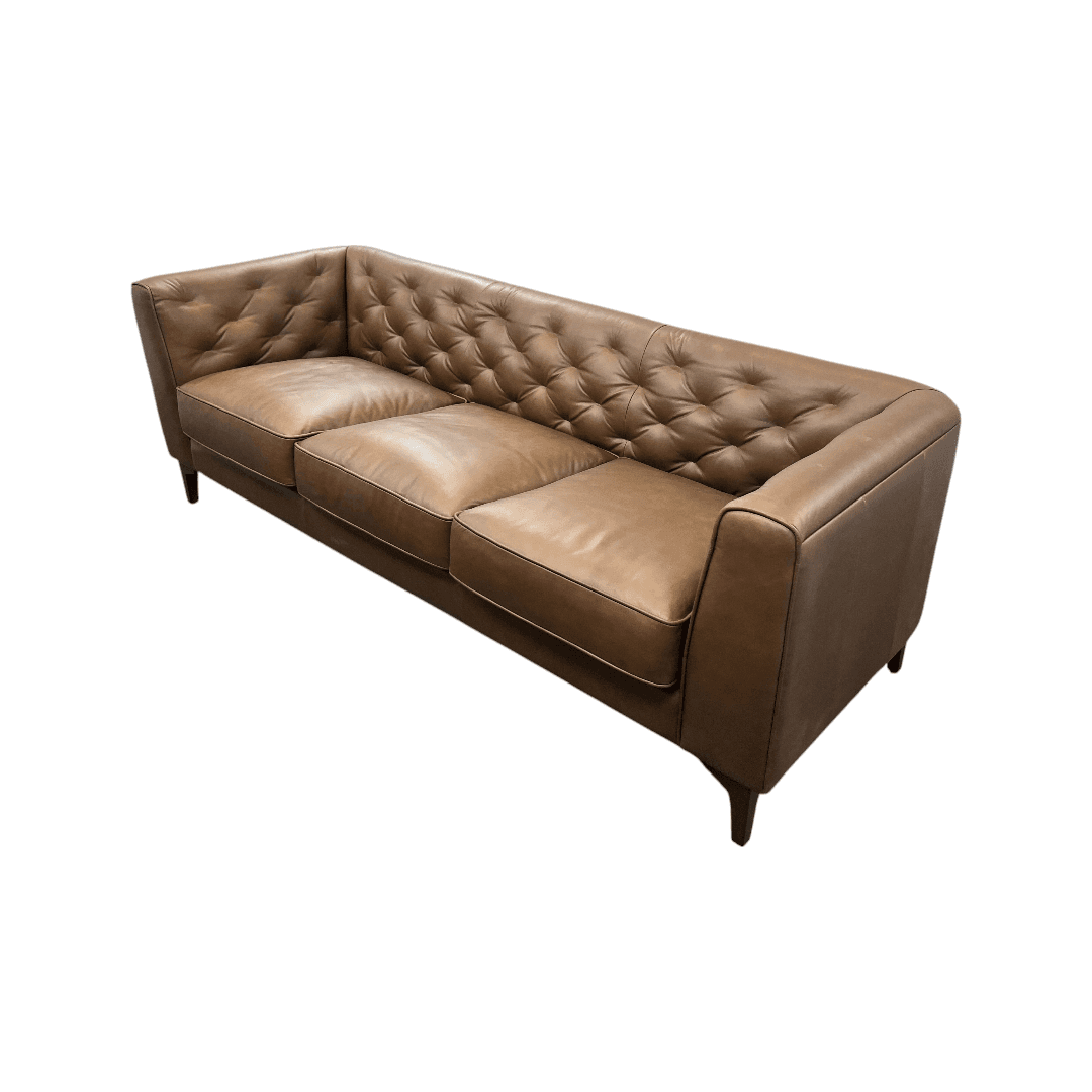 Poly and Bark Essex Leather Sofa - Thumbnail 3