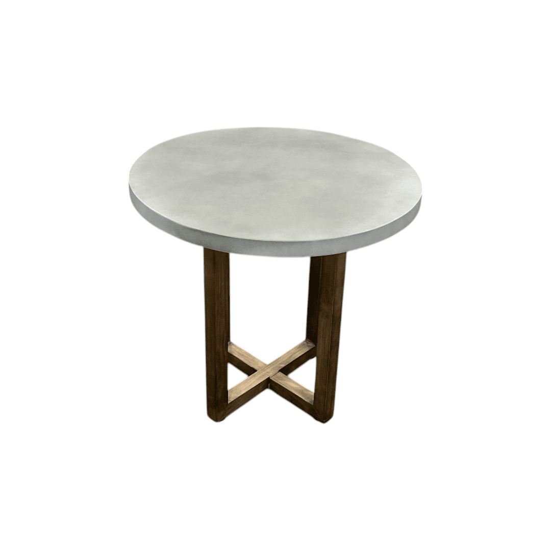 Gracie Oaks Round Minimalist Solid Wood Dining Table - Thumbnail 9
