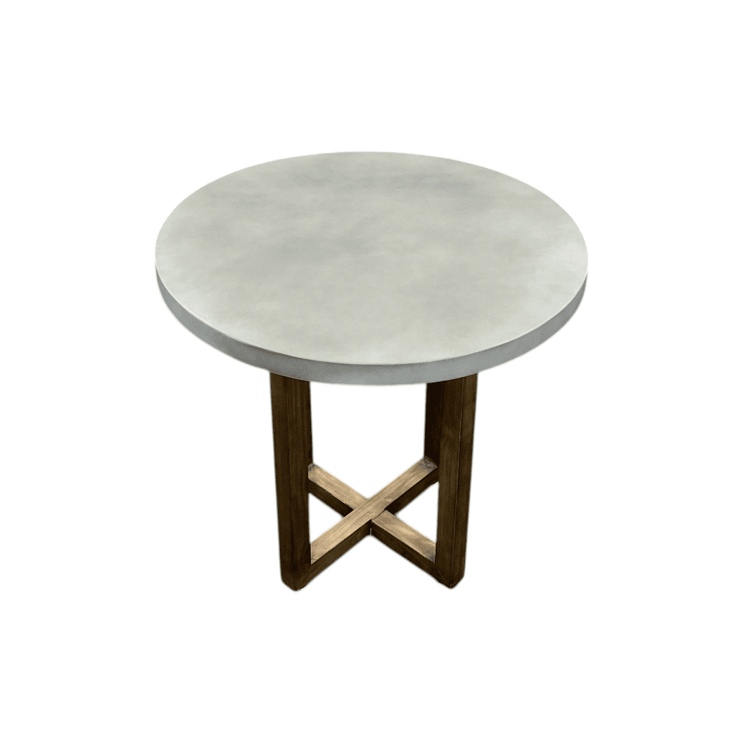 Gracie Oaks Round Minimalist Solid Wood Dining Table - Thumbnail 10