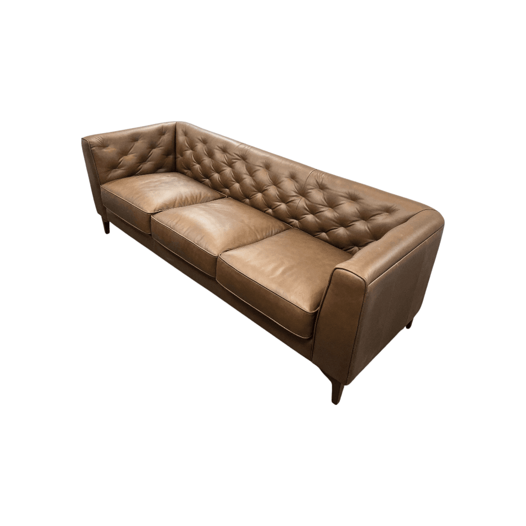 Poly and Bark Essex Leather Sofa - Thumbnail 4
