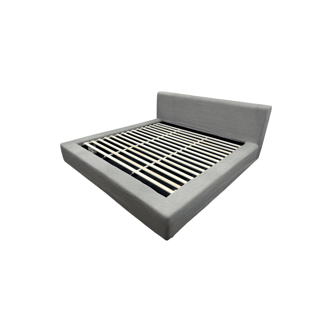 Castlery Dawson Storage King Bed, Seagull - Thumbnail 4