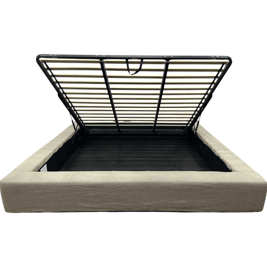 Castlery Dawson Storage King Bed, Seagull - Thumbnail 13
