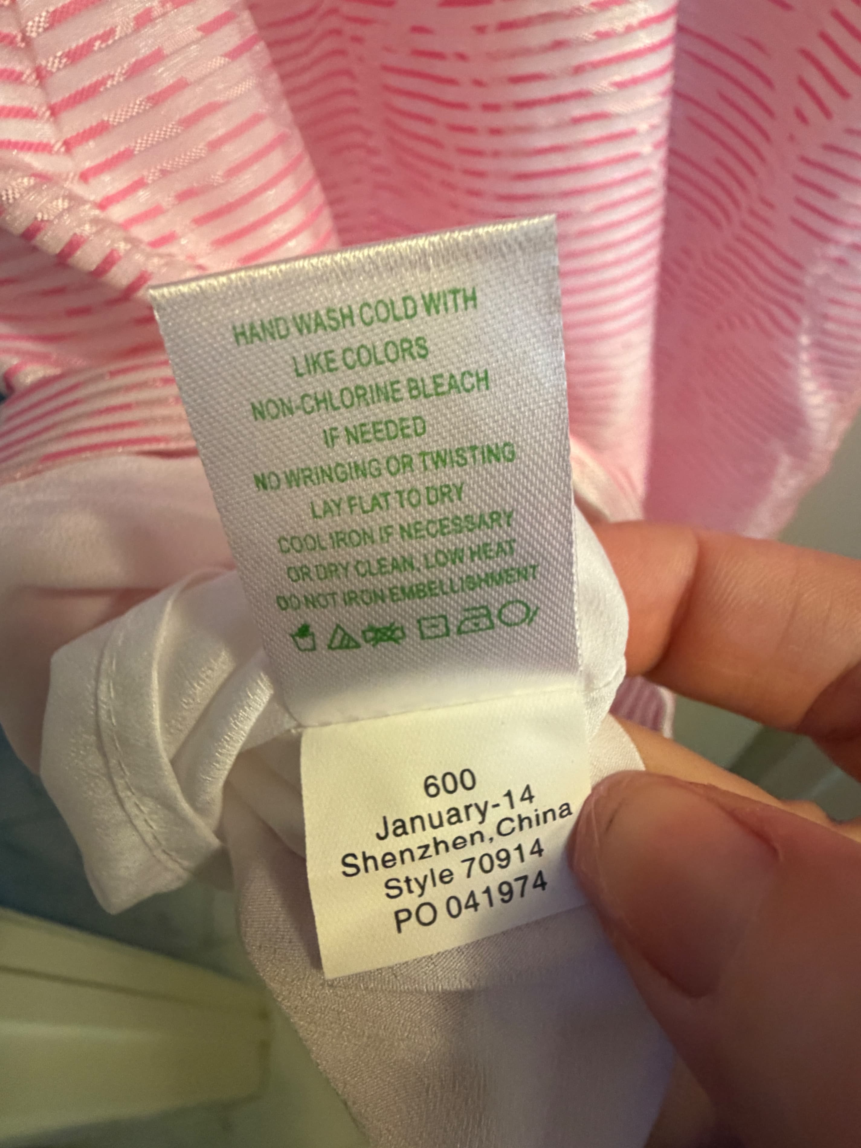 Lilly Pulitzer Airy Shift Dress Sz 10 Pink Rosy Posie - Thumbnail 11