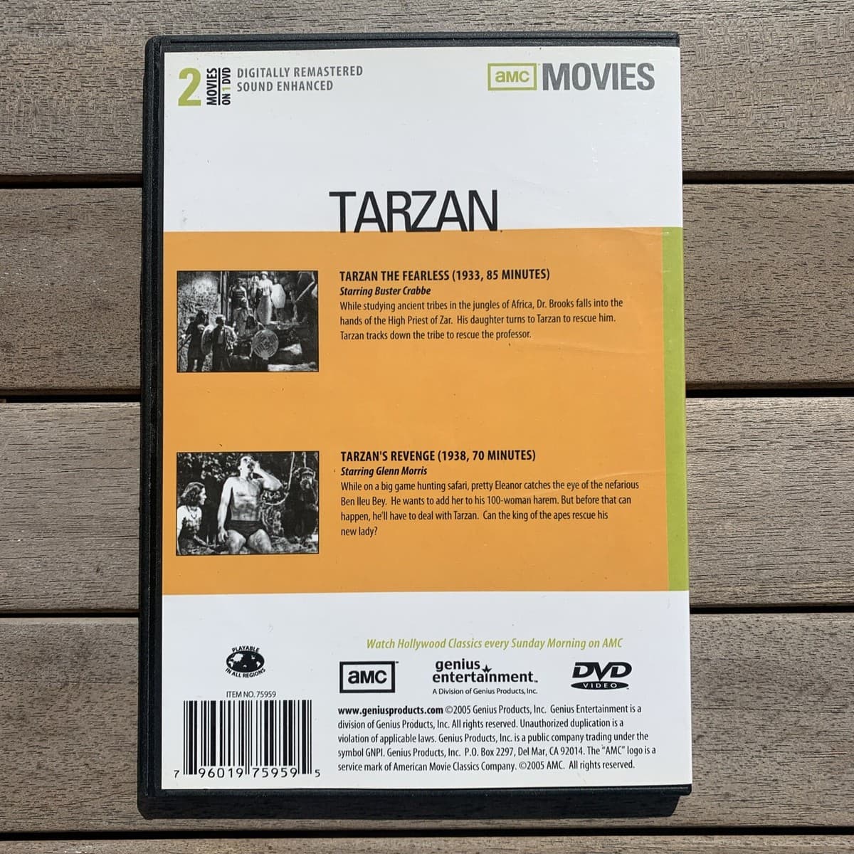 Tarzan: 1. Tarzan the Fearless / 2. Tarzan's Revenge (AMC Movies) - Thumbnail 2