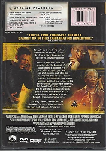 The Sum of All Fears Widescreen DVD - Thumbnail 2