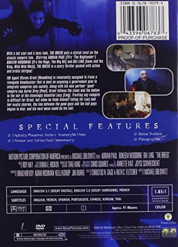 The Breed (DVD  2001  Widescreen/Full Screen) NEW - Thumbnail 2