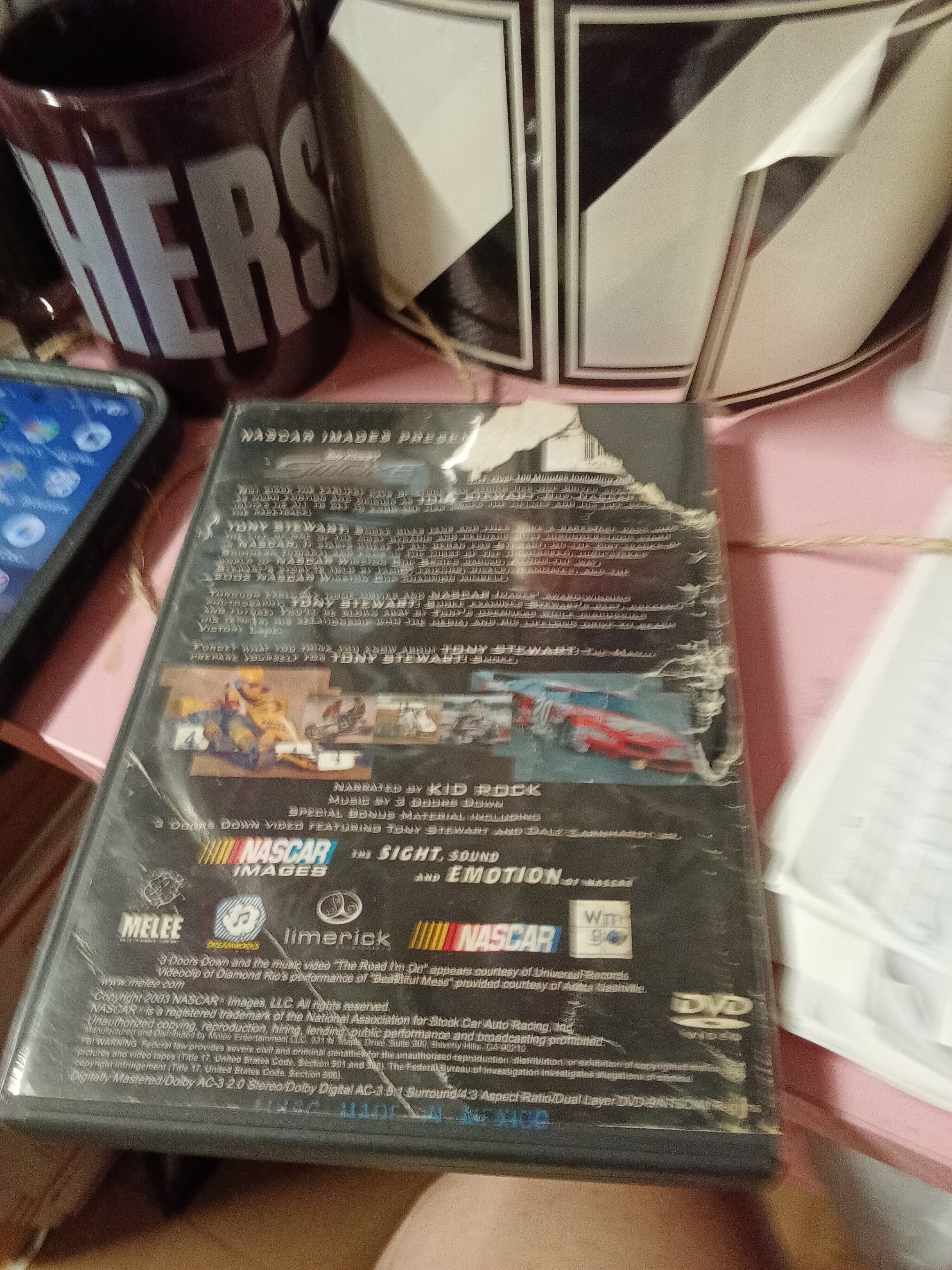 Tony Stewart Smoke DVD NASCAR Images - Thumbnail 2