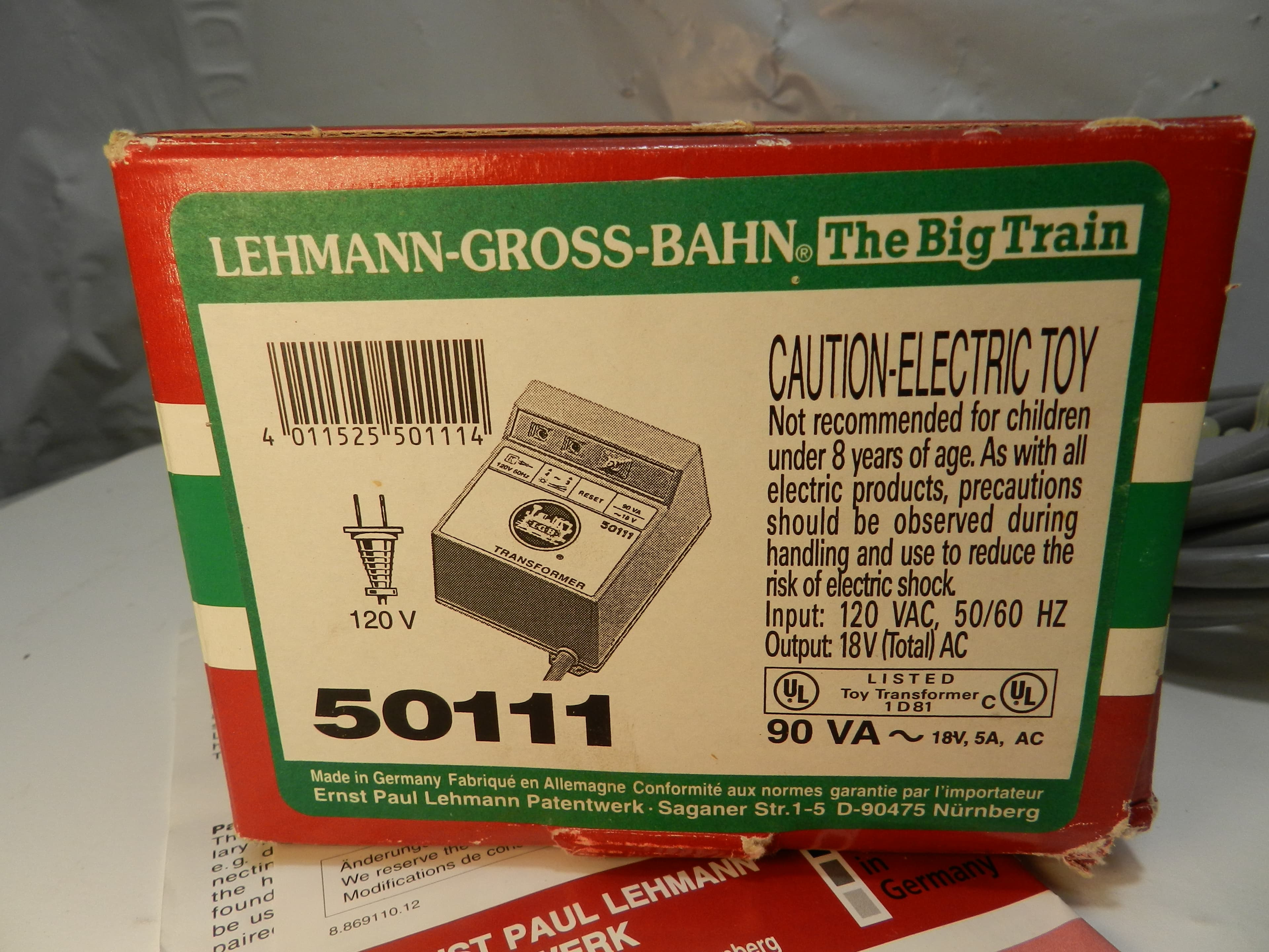 LGB 50111 High Power Output 6 Amp 120 Volt AC Transformer (P8K) - Thumbnail 5