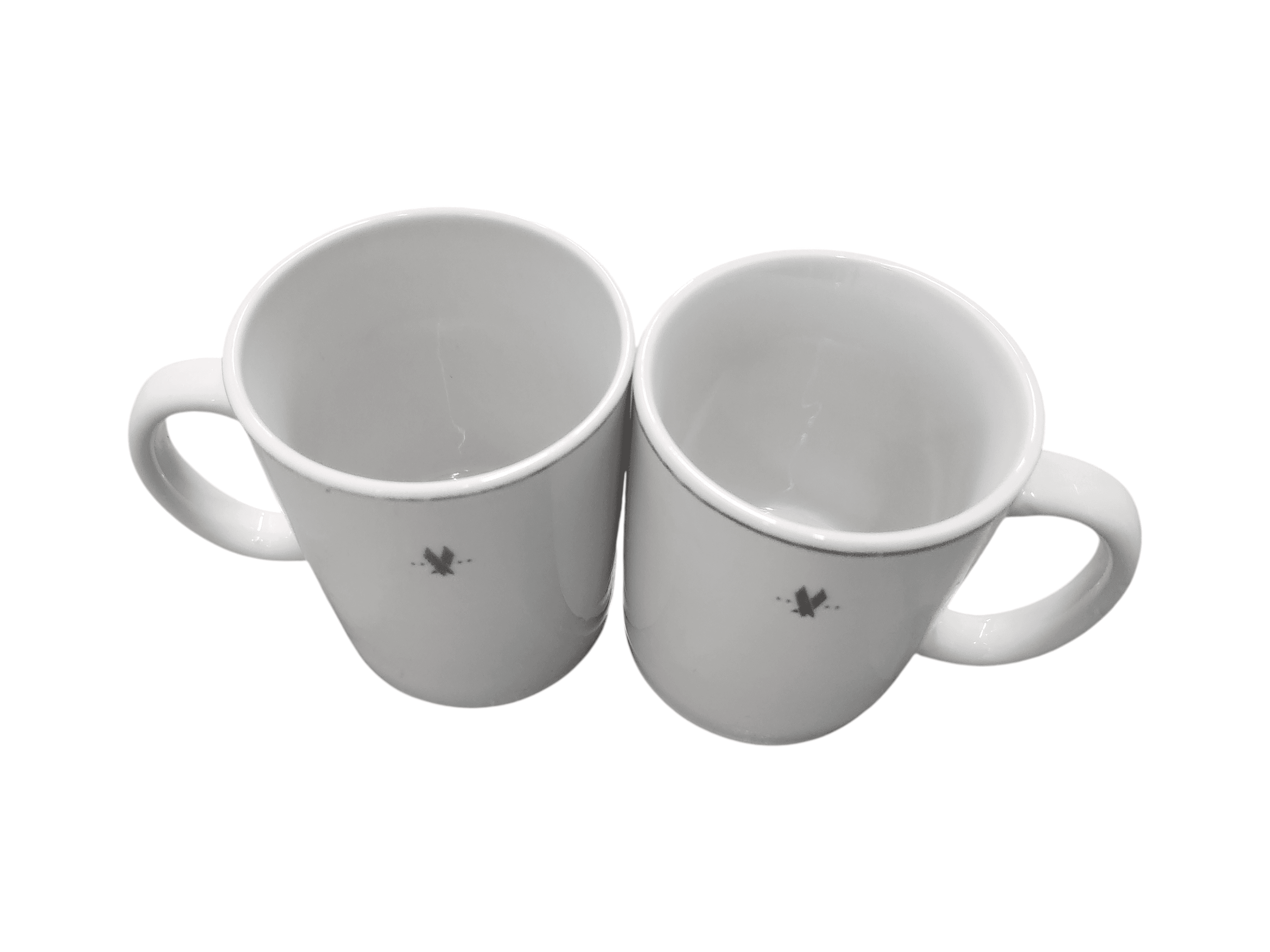 Collectable AMKO American Airlines Ceramic Mugs Set of 2