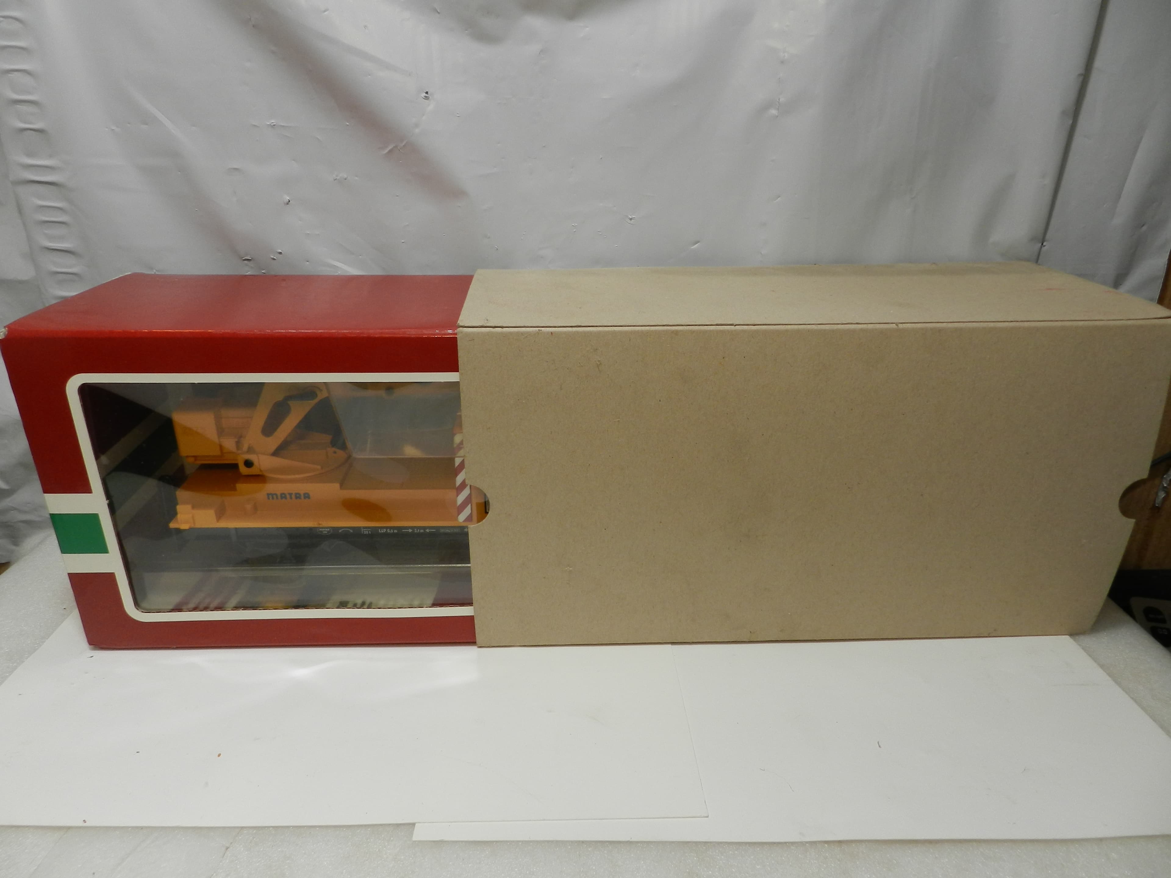 LGB 40420 MATRA Crane Car Yellow Construction G Gauge Train NIB (P9K) - Thumbnail 7
