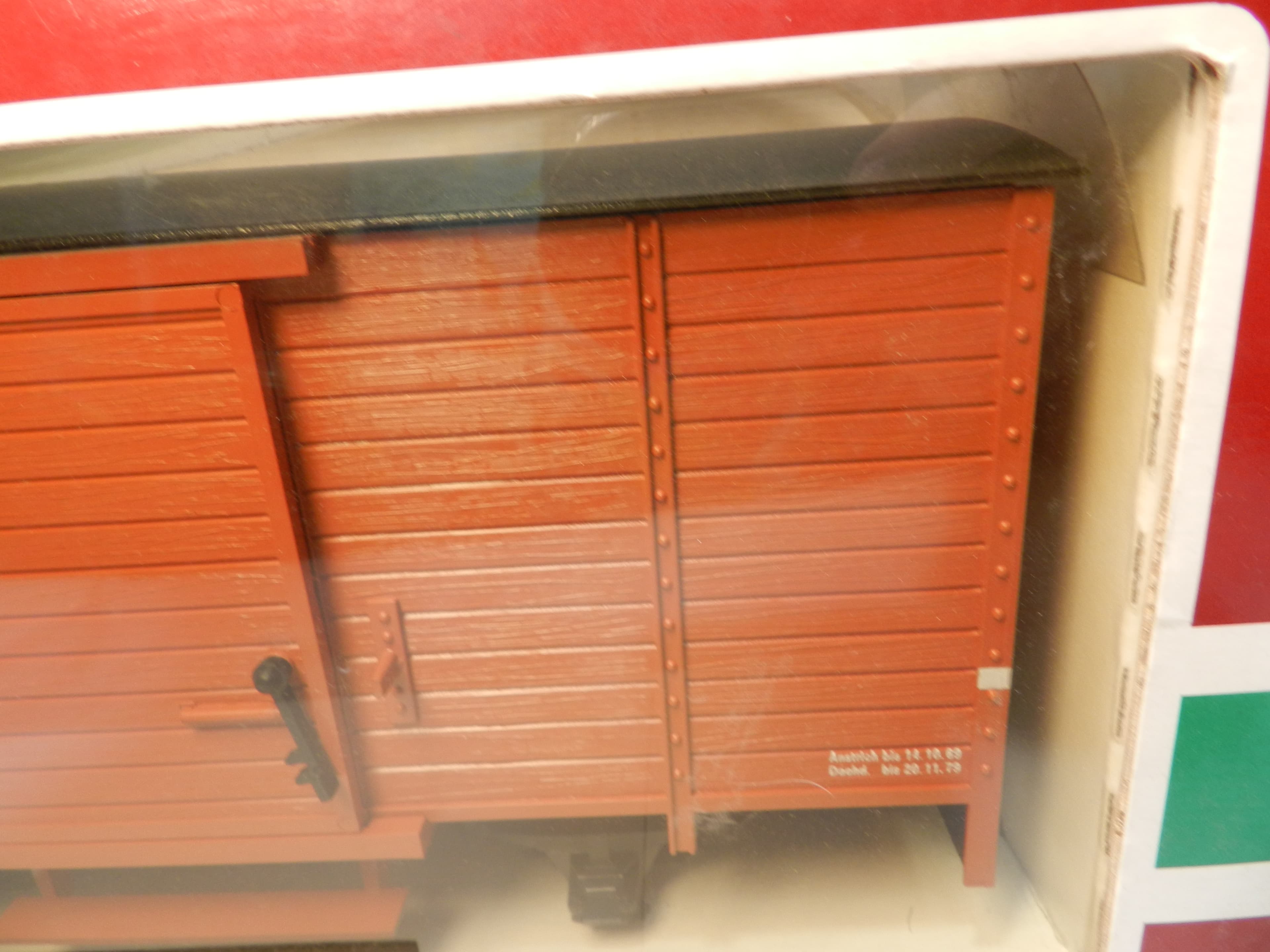 4035 LGB Deutsche Bahn (DB) Box Car Covered Freight Wagon Train G Scale (P12K) - Thumbnail 4