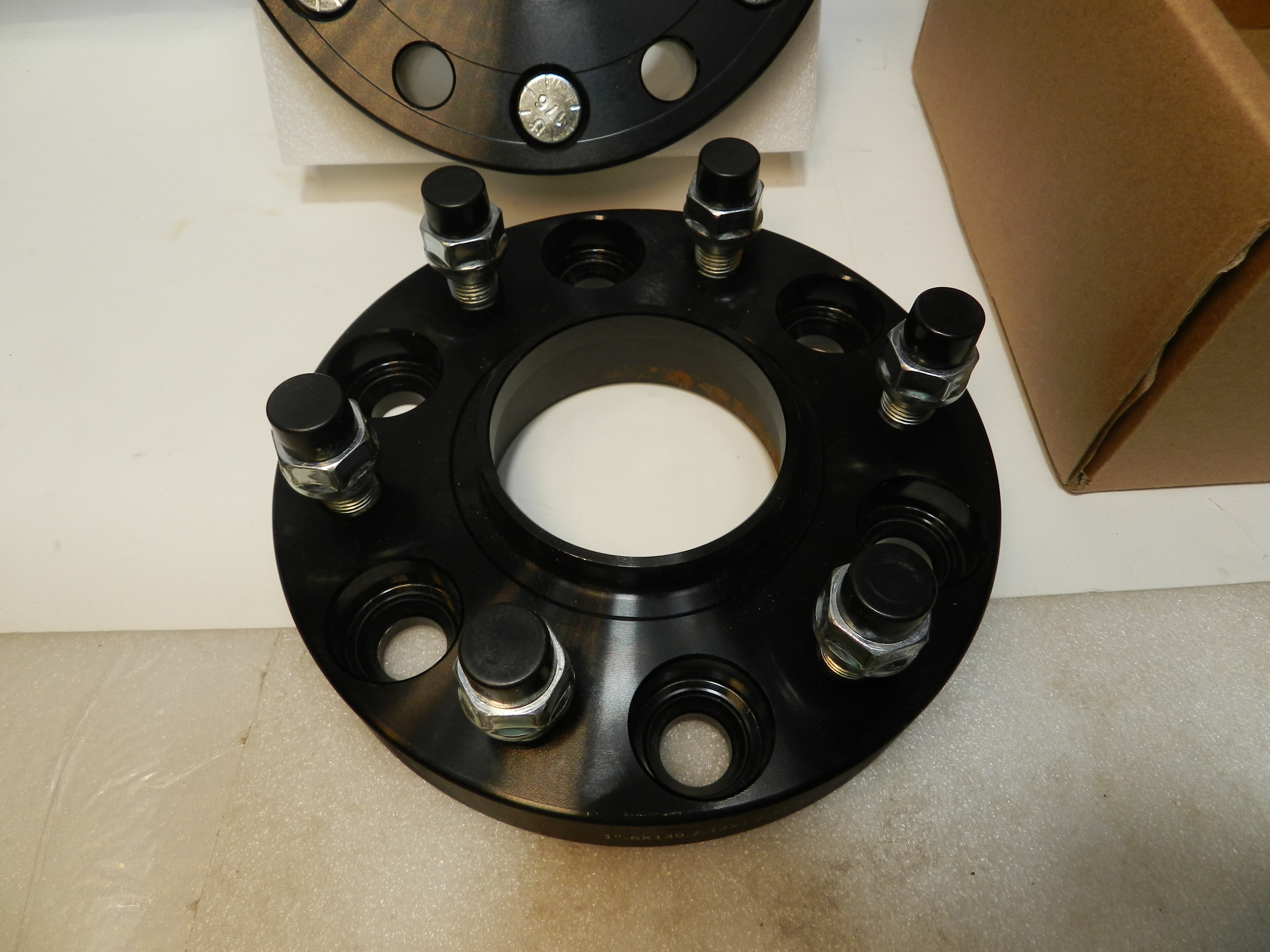 2 Wheel Spacers 1" - 6x139.7 - 14x1.5 - 77.8+J  (Ram 1500)  (P12K) - Thumbnail 3